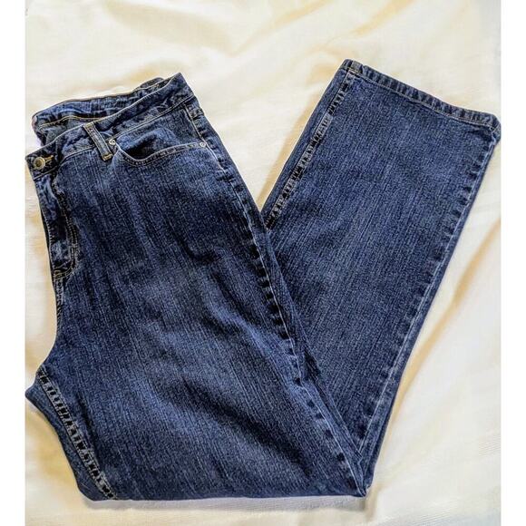 Ladies Faded Glory Boot Cut Blue Jeans Size 20W Tall Vintage Y2K - Picture 3 of 5